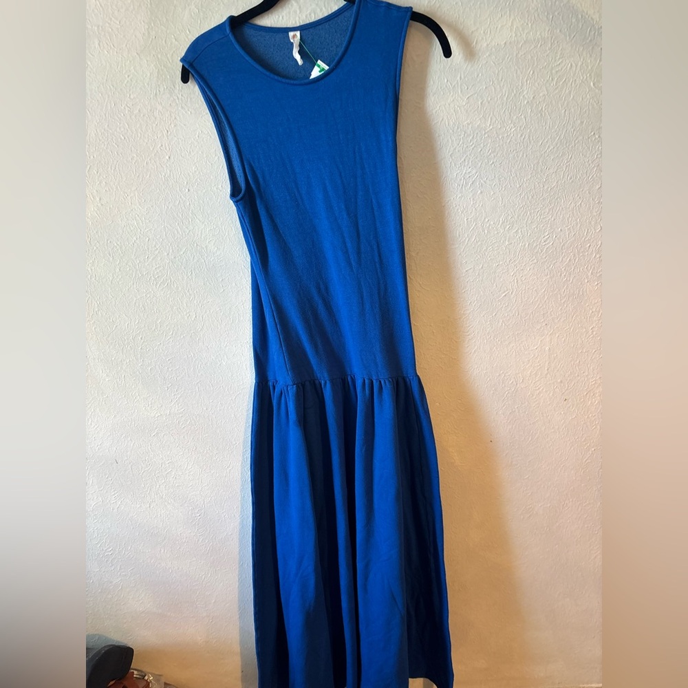 Anthropologie Blue Maxi Dress - Picture 4 of 7